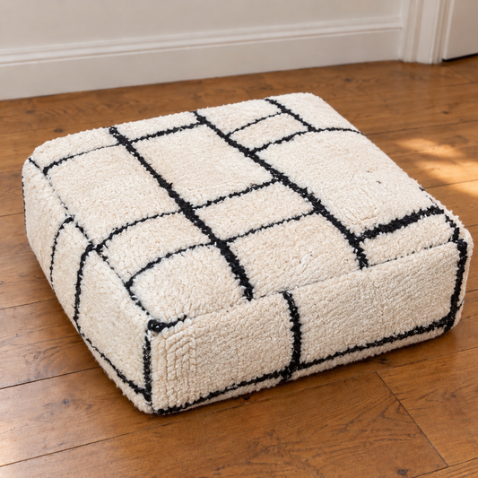 Pouf ◈ 60cm x 60cm x h25cm