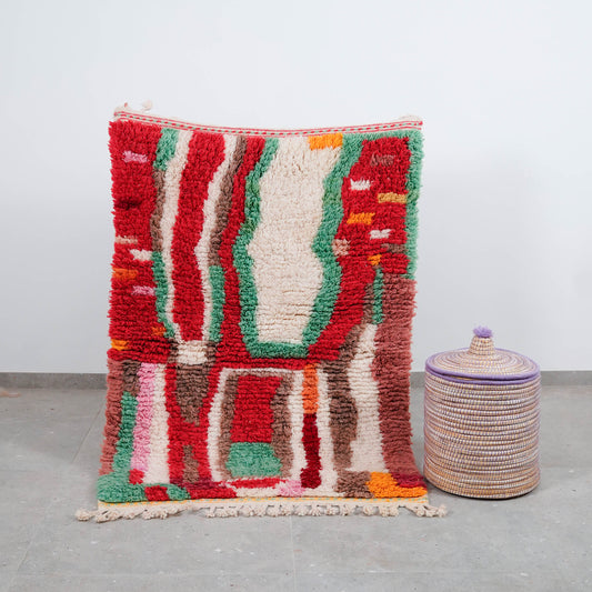 TAPIS BENI OUARAIN COLOR ◈ 150 cm x 110 cm