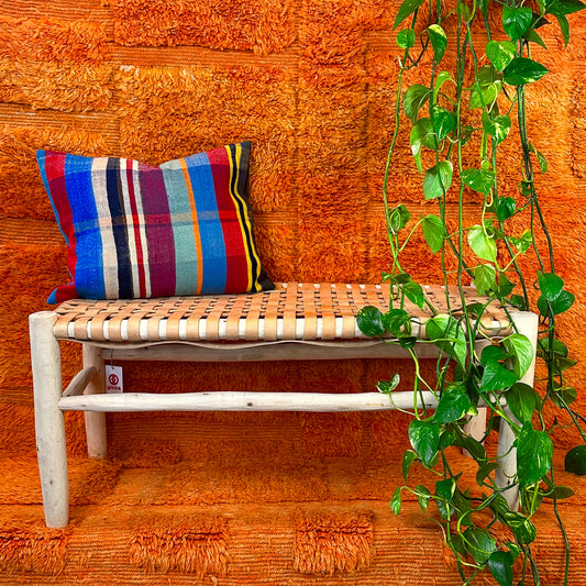 Banc en cuir brut 1M