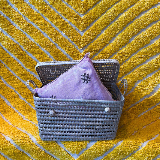 Malle en feuille de palmier L60