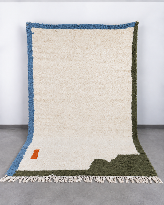 Tapis berbère contemporain Alya 290 × 200 cm, création YAAS en laine nouée main au Maroc