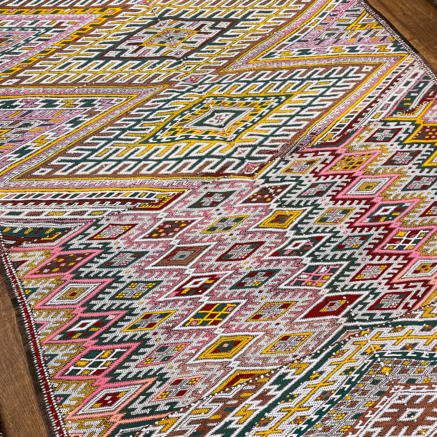 TAPIS VINTAGE KILIM ◈ 330 cm x 140 cm