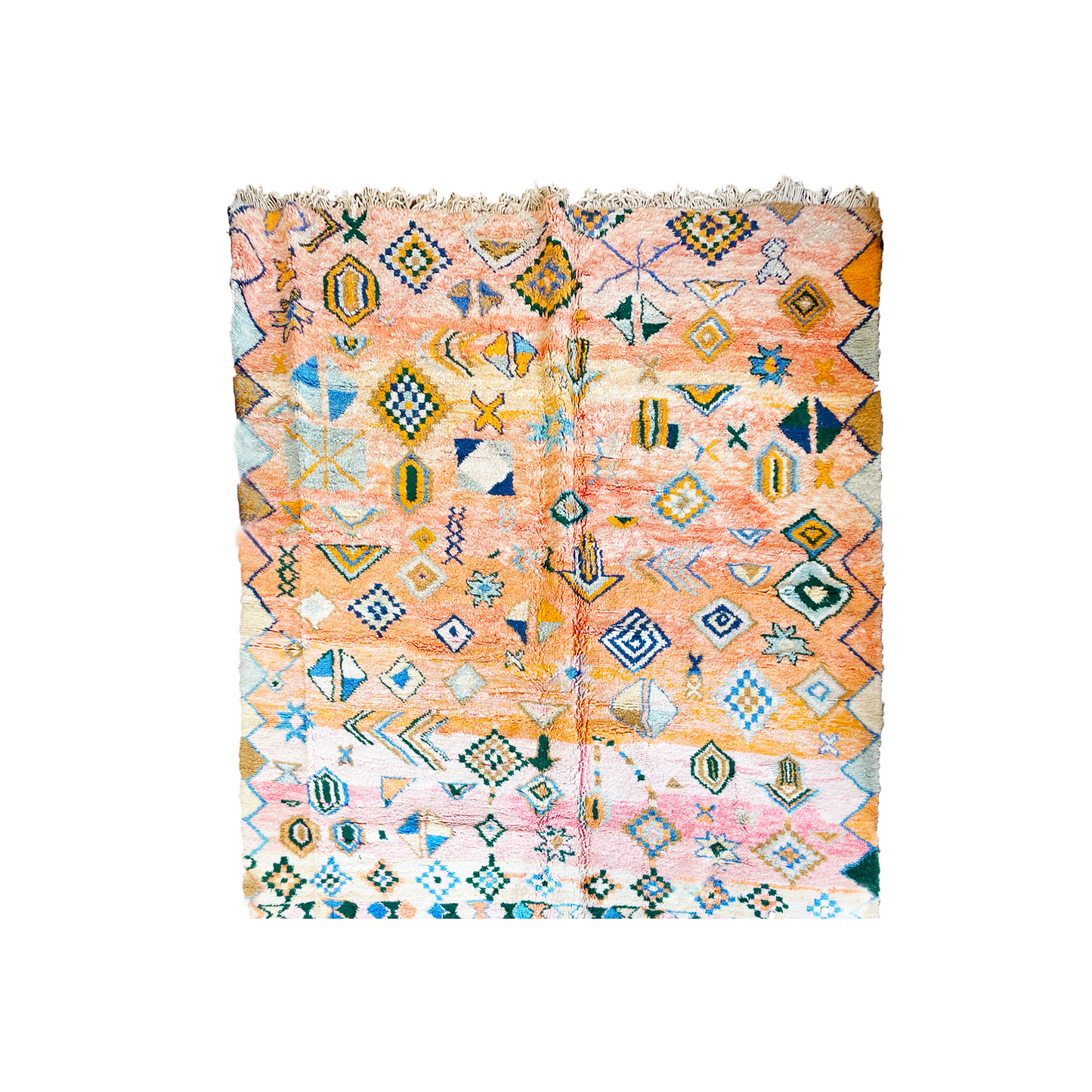 TAPIS BENI OUARAIN COLORÉ ◈ 355 cm x 280 cm