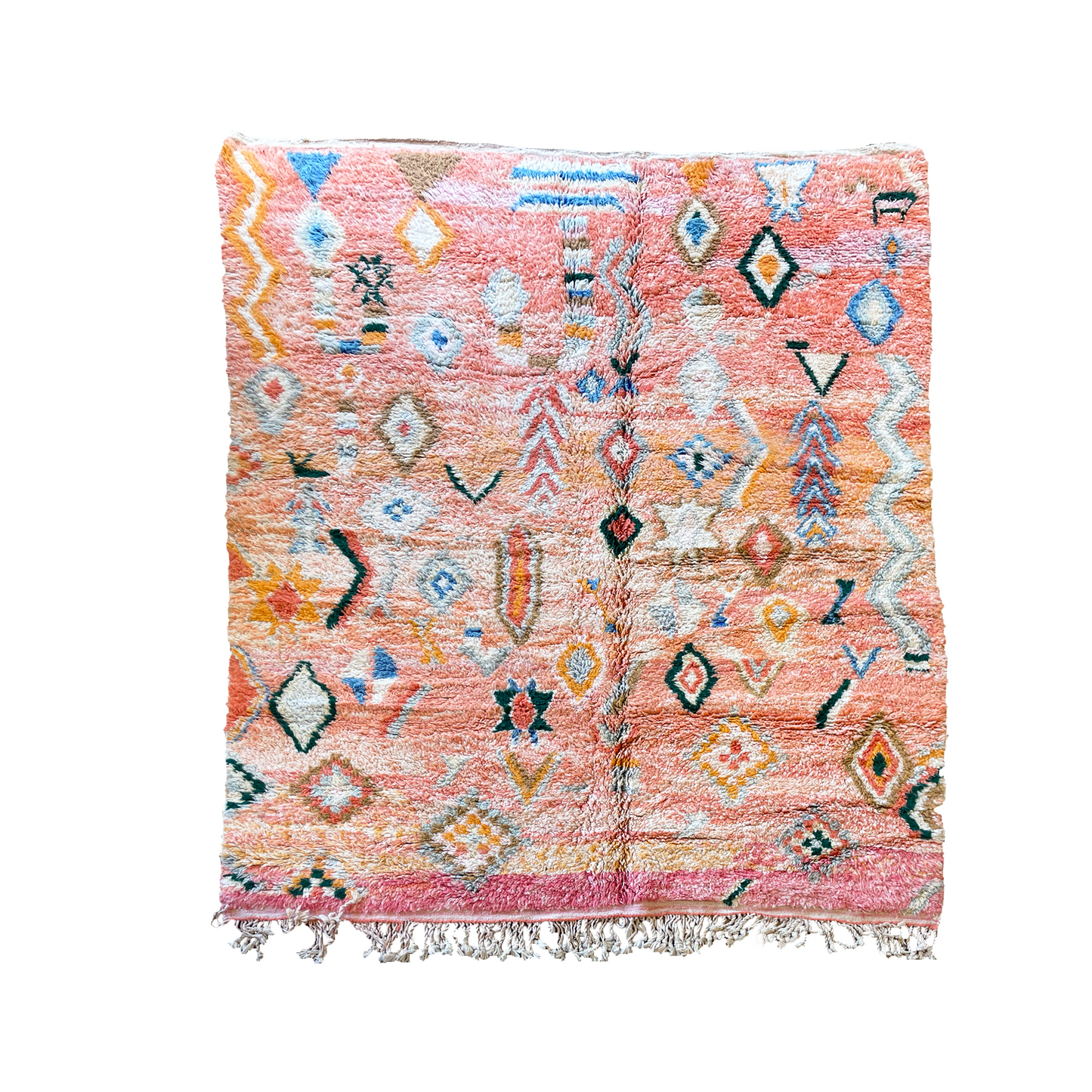 TAPIS BENI OUARAIN COLORÉ ◈ 270 cm x 200 cm
