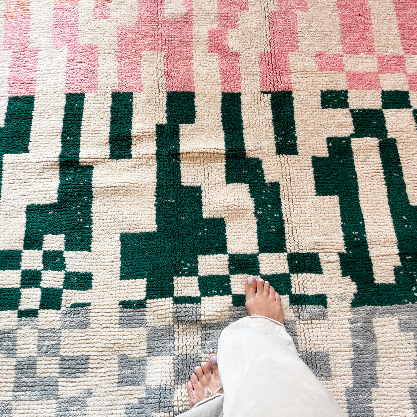 TAPIS BENI OUARAIN COLORÉ ◈ 300 cm x 210 cm