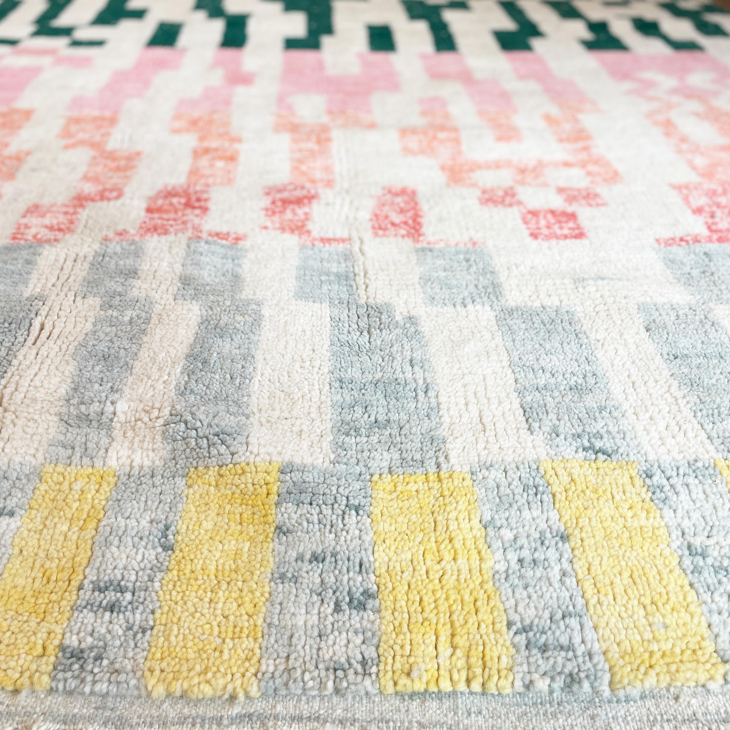 TAPIS BENI OUARAIN COLORÉ ◈ 300 cm x 210 cm