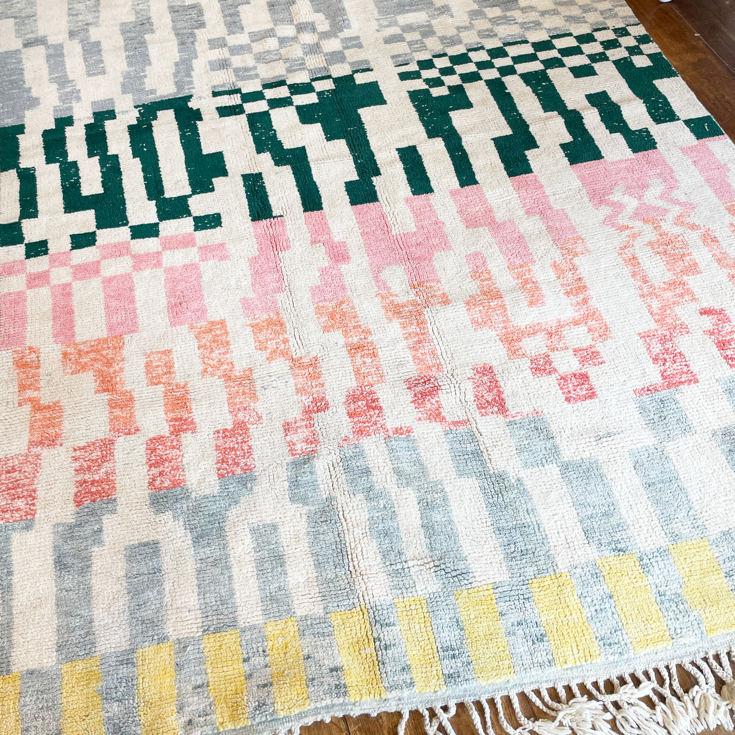 TAPIS BENI OUARAIN COLORÉ ◈ 300 cm x 210 cm