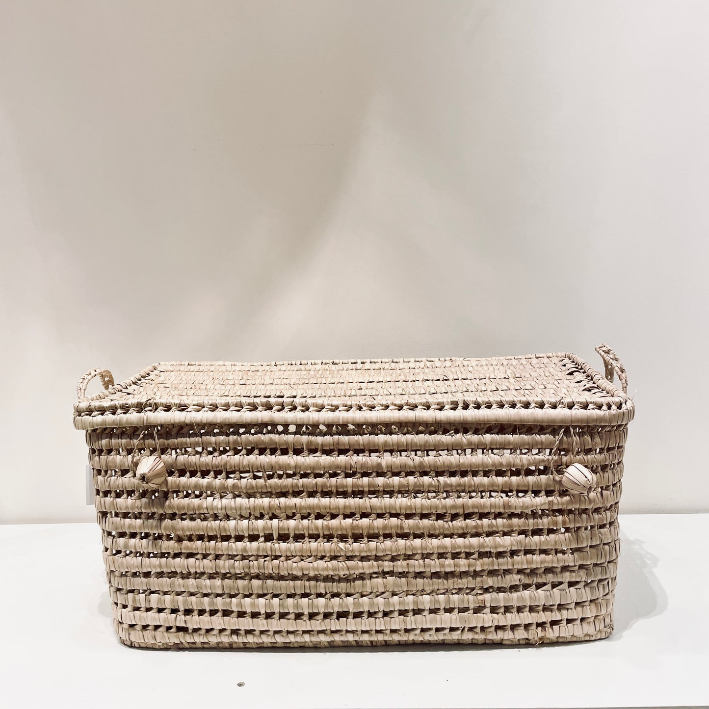 Malle en feuille de palmier L80