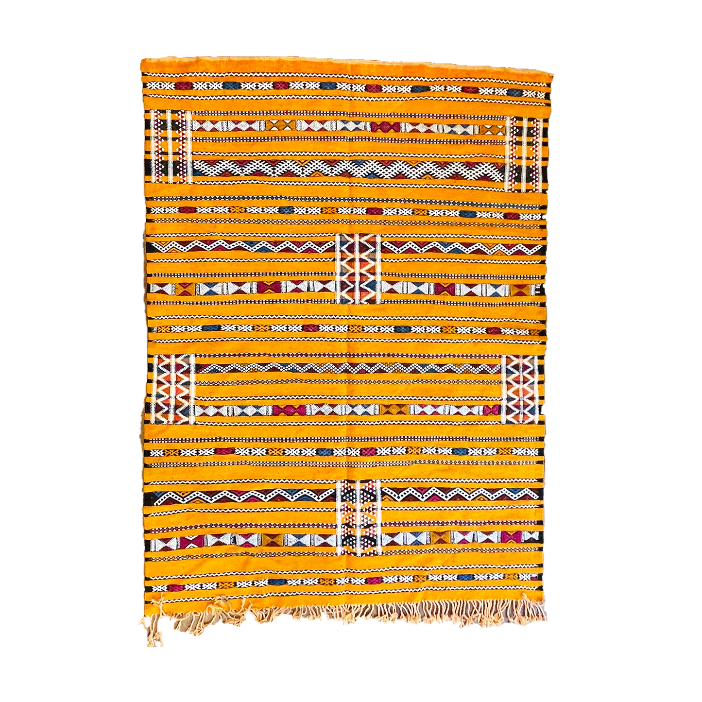 tapis bruxelles, tapis kilim, tapis jaune, tapis coloré, tapis laine courte, tapis bruxelles