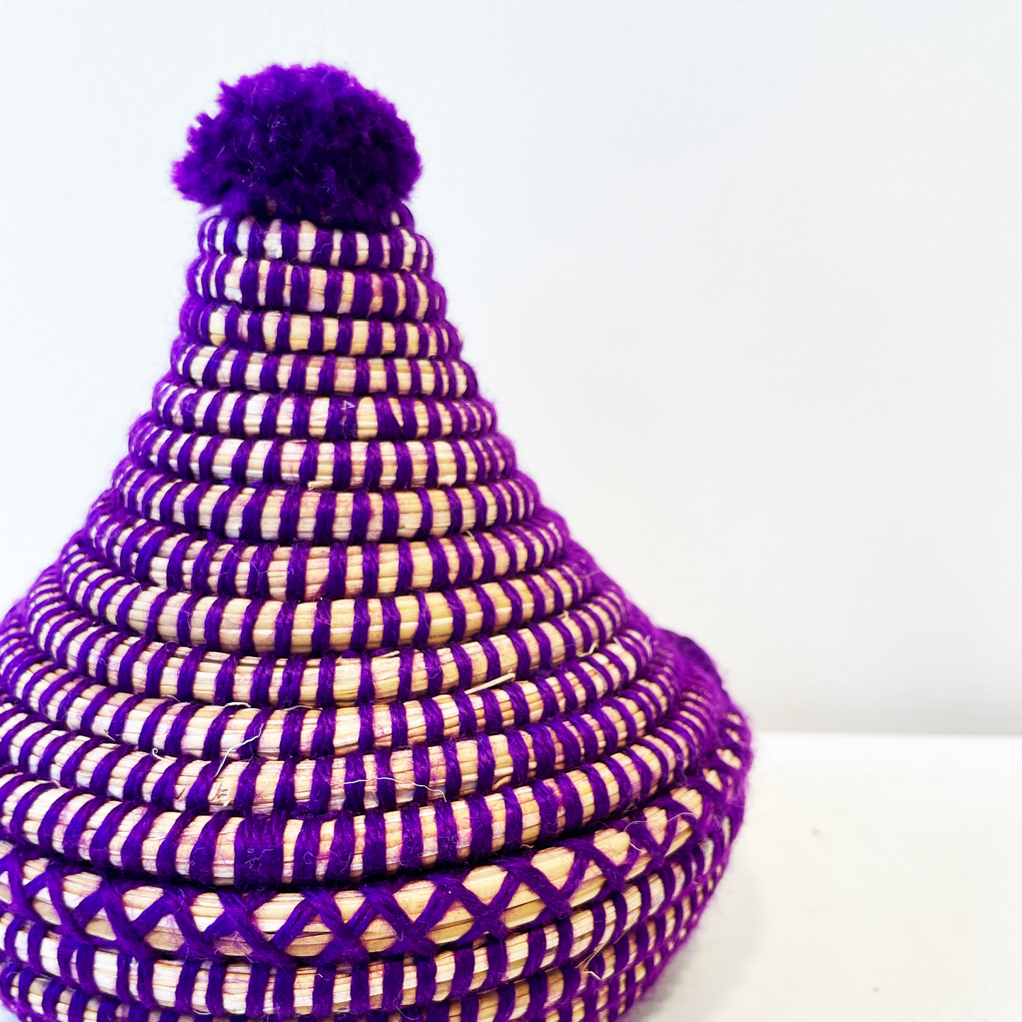 Mini panier en fibre végétale