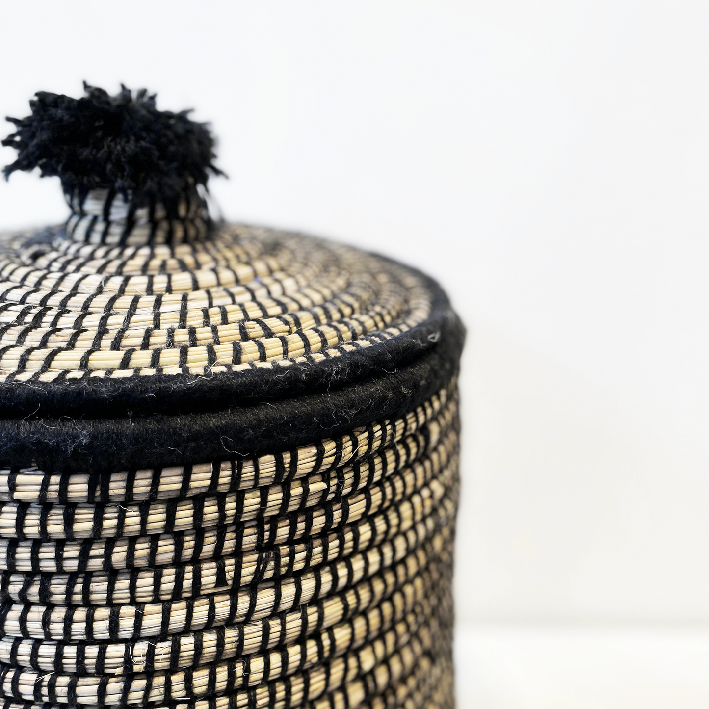 Panier en fibre végétale D30/h44 cm