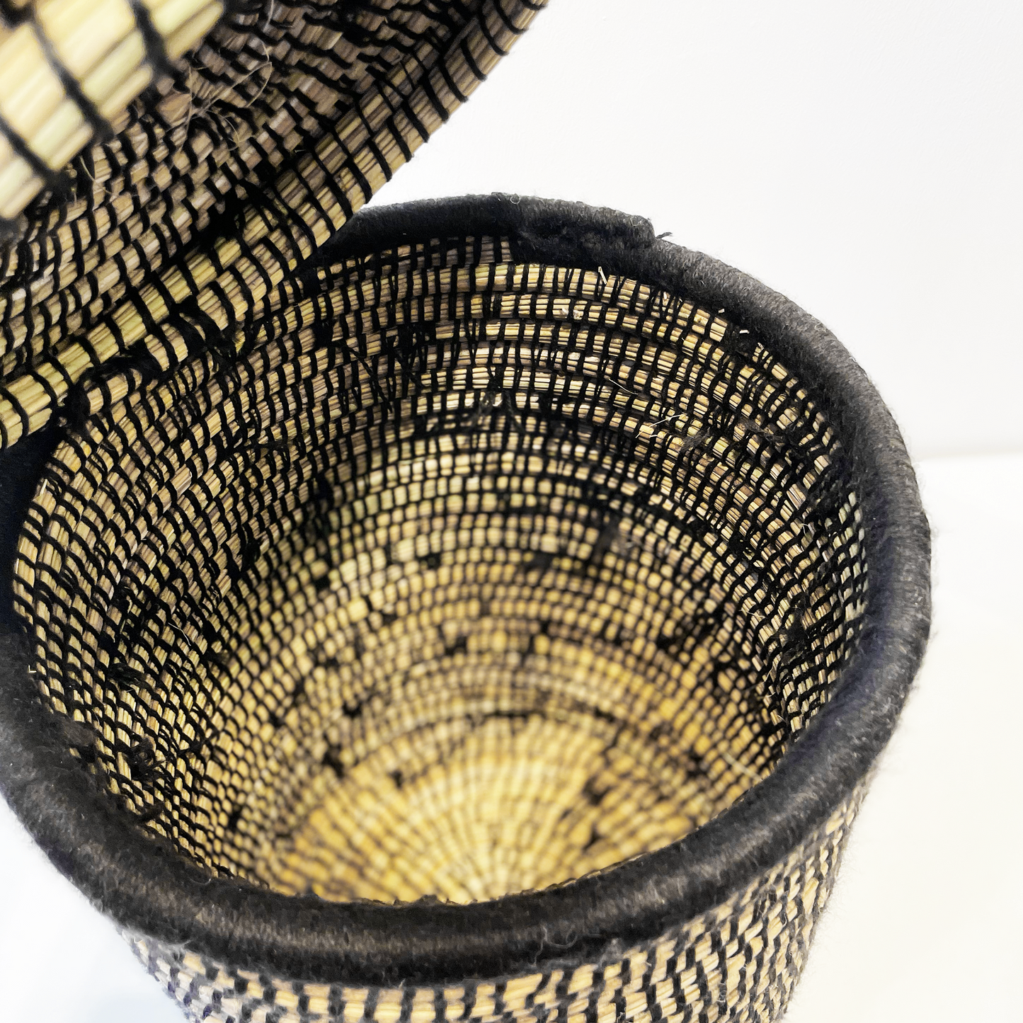 Panier en fibre végétale D30/h44 cm