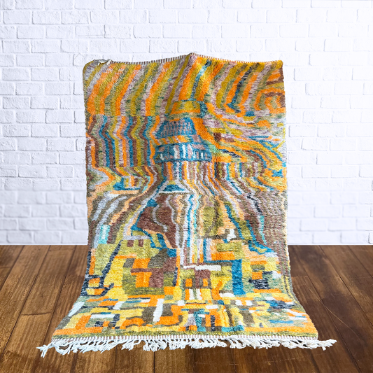 TAPIS BENI OUARAIN COLOR ◈ 245 cm x 160 cm