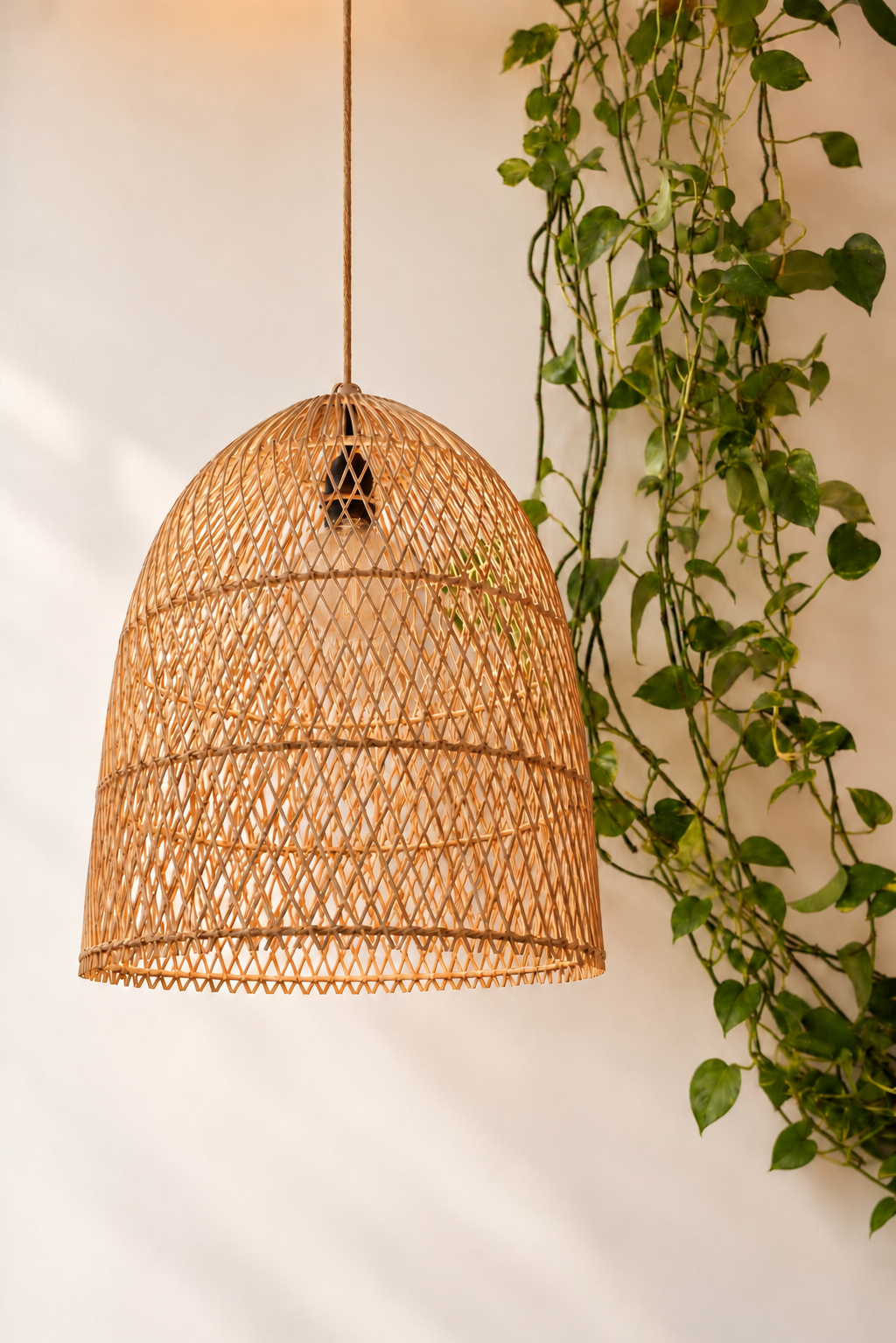 Rattan lamp