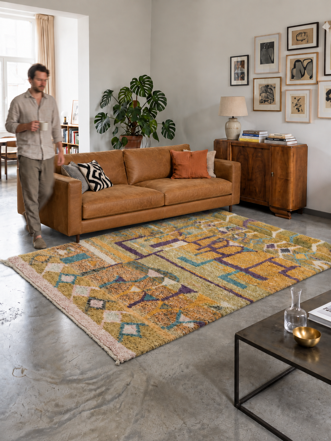 TAPIS BENI OUARAIN COLOR ◈ 240 cm x 160 cm