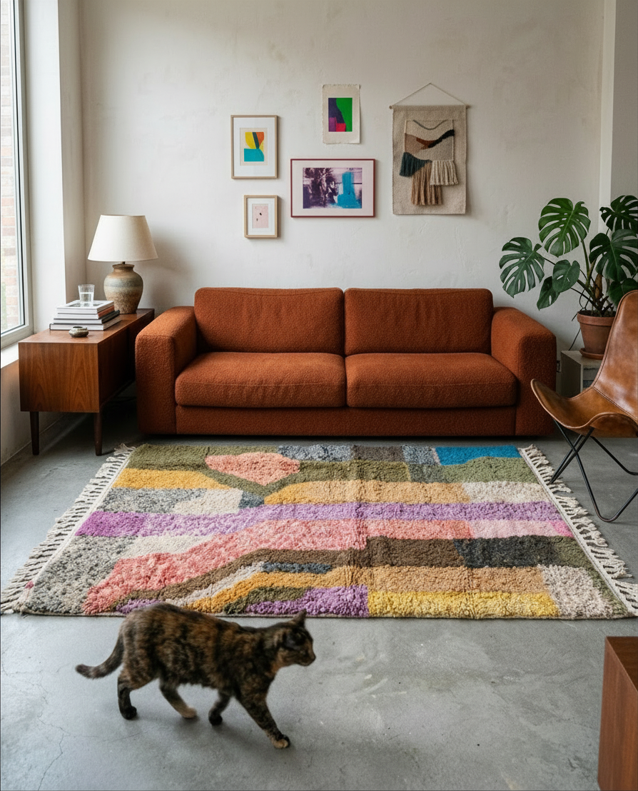 TAPIS BENI OUARAIN COLOR ◈ 245 cm x 160 cm