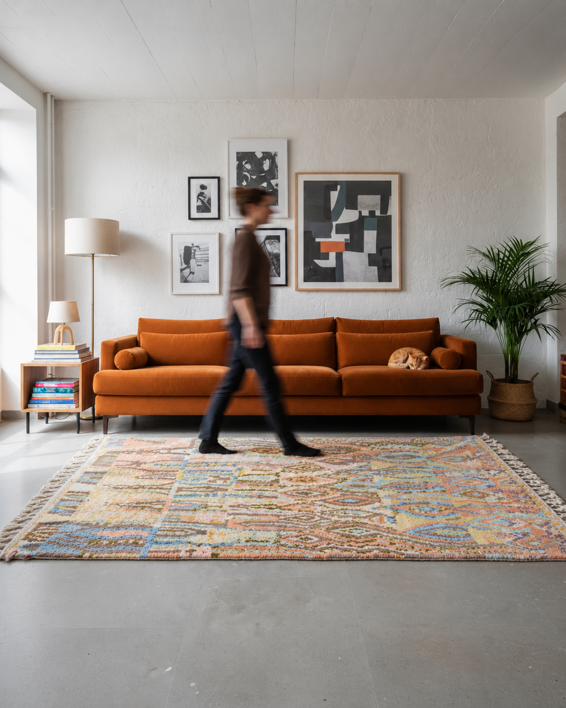 TAPIS BENI OUARAIN COLOR ◈ 230 cm x 160 cm