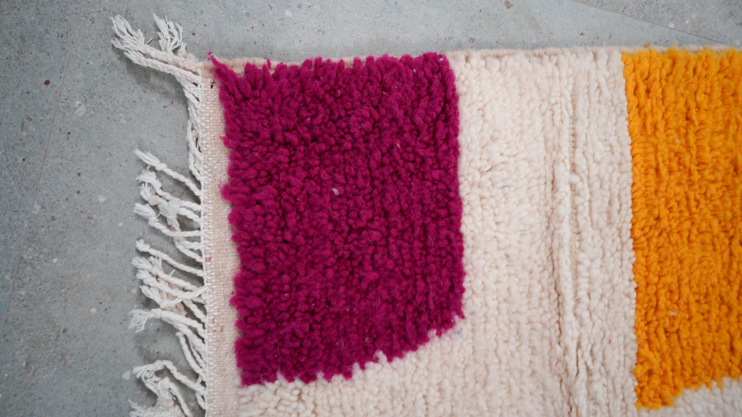 TAPIS BENI OUARAIN COLOR ◈ 160 cm x 100 cm