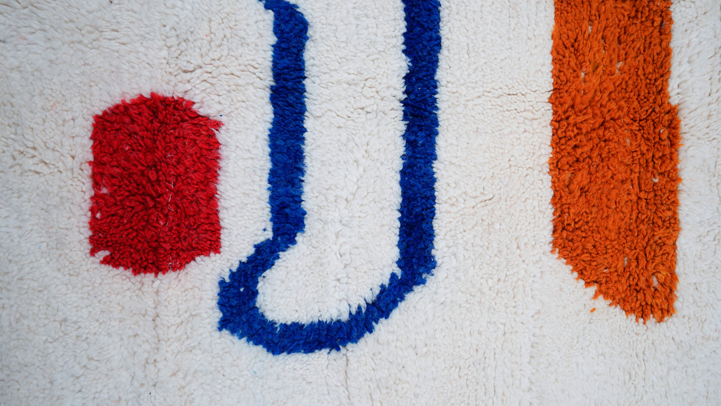 TAPIS BENI OUARAIN COLOR ◈ 250 cm x 155 cm