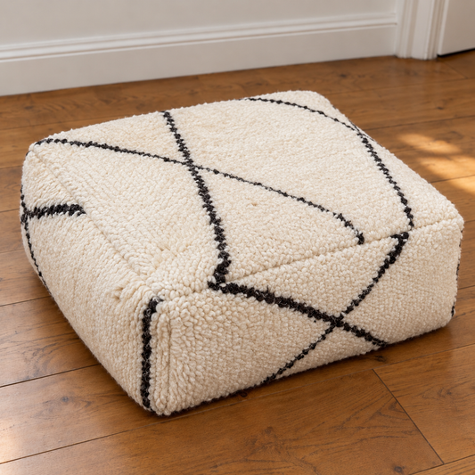 Pouf ◈ 60cm x 60cm x h25cm