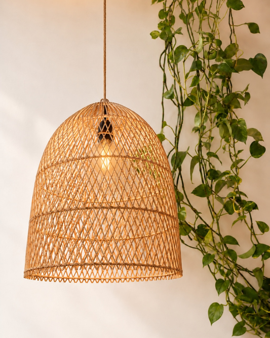 Rattan lamp