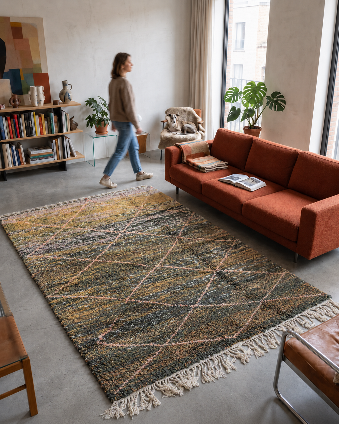 TAPIS BENI OUARAIN COLOR ◈ 240 cm x 165 cm