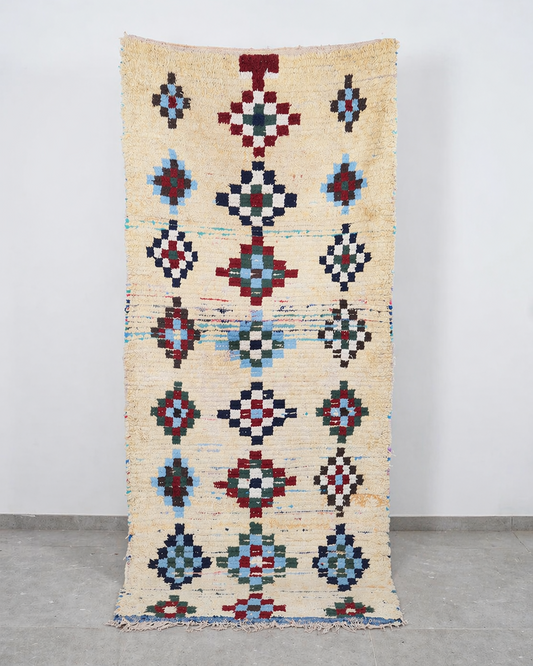TAPIS BOUJAAD VINTAGE ◈ 220 cm x 100 cm