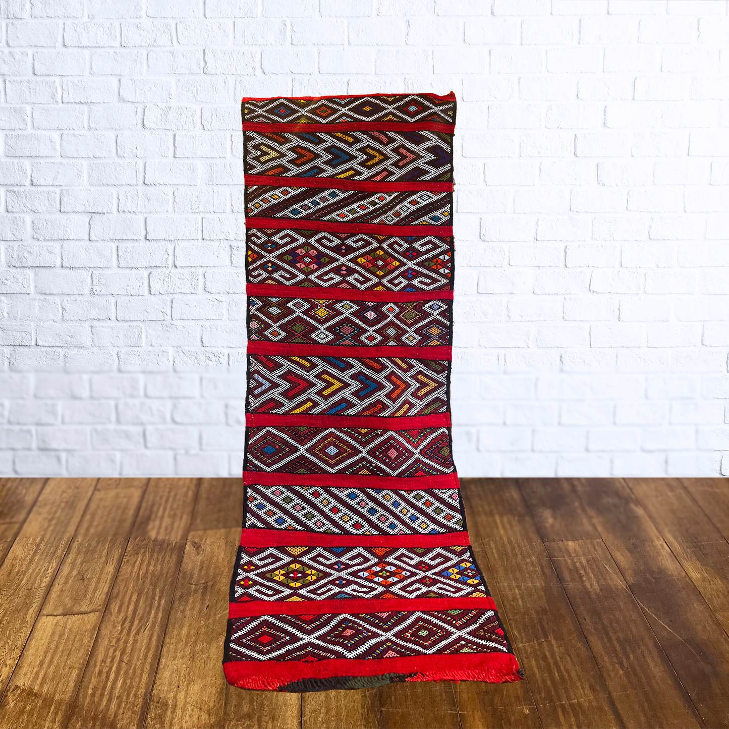 TAPIS COULOIR KILIM ◈ 220 cm x 80 cm